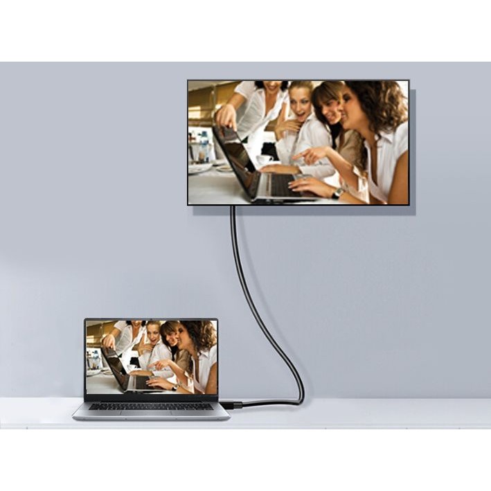 Kabllo DisplayPort Equip 1.2 (St/St) 5.00m / 4K/60Hz / HDCP /Polybag – Zezë - Figura 4