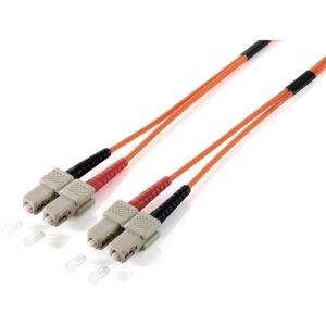 Kabllo për Rrjet Equip LWL Patch Cable SC–SC / 10.00m / Singlemode Duplex OS2 9/125µm / Verdhë / LSOH – Polybag