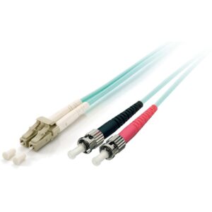 Kabllo për Rrjet Equip LWL Patch Cable LC–ST / 5.00m / Multimode Duplex OM3 / Blu – Polybag