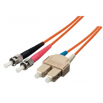 Kabllo për Rrjet Equip LWL Patch Cable ST–SC / 5.00m / Singlemode Duplex OS2 – Polybag