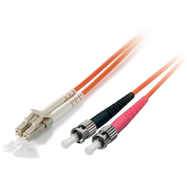Kabllo për Rrjet Equip LWL Patch Cable LC–ST / 5.00m / Singlemode Duplex OS2 – Polybag