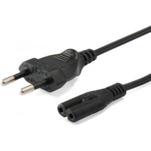 Kabllo për Furnizim me Energji Equip IEC 2-Pin në C7 (St/Bu) / 3.00m - Zezë