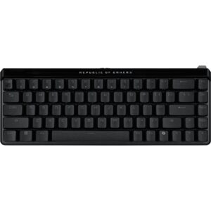 Tastierë Gaming Asus ROG Falchion ACE HFX / DE / 65% / Magnetic-mechanical key switch / me kabllo / e zezë