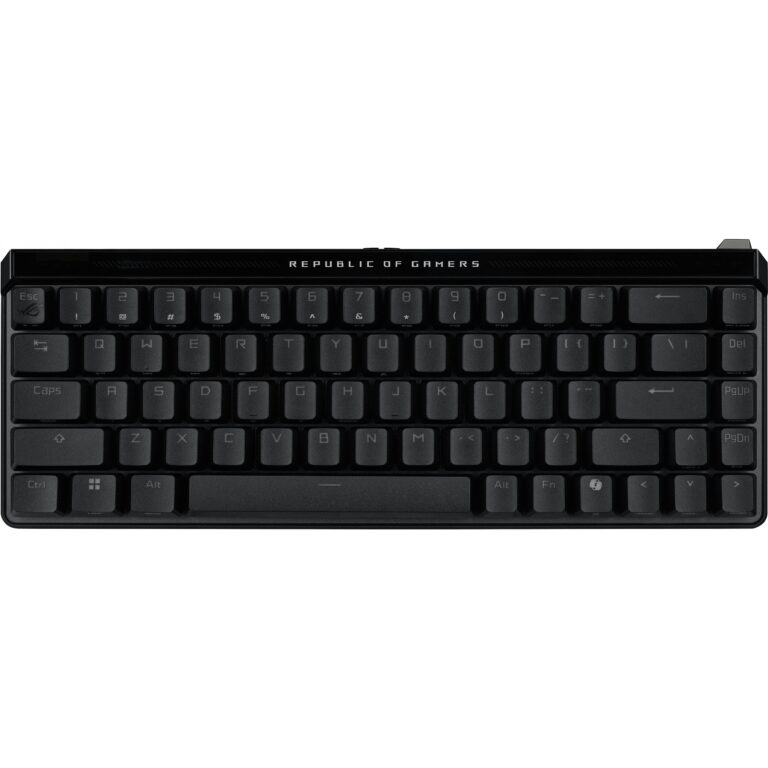 Tastierë Gaming Asus ROG Falchion ACE HFX / DE / 65% / Magnetic-mechanical key switch / me kabllo / e zezë