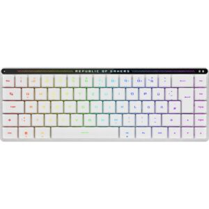 Tastierë Gaming Asus ROG Falchion RX LP RL Swiss / Wired & Wireless / 65% / RGB LED / e bardhë
