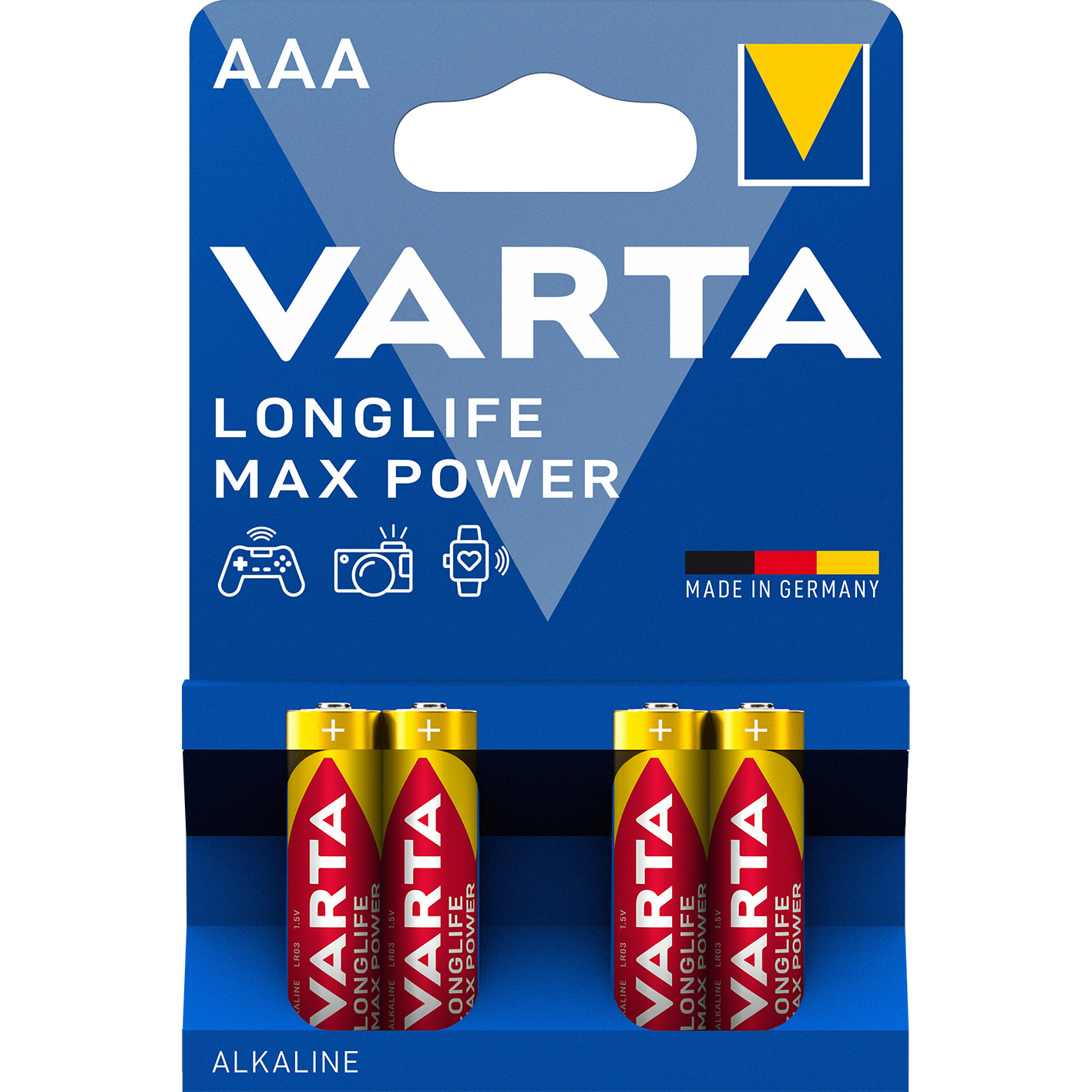 Bateri AAA (LR03) 1.5V Max Power / 4Pack / Varta - Figura 2