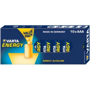 Bateri AAA (LR03) 1.5V Energy / 10Pack / Varta