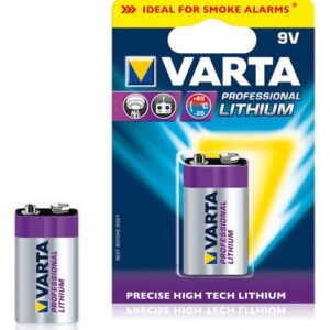 Bateri 9V E‑Block (6LR61) Ultra Lithium / Varta