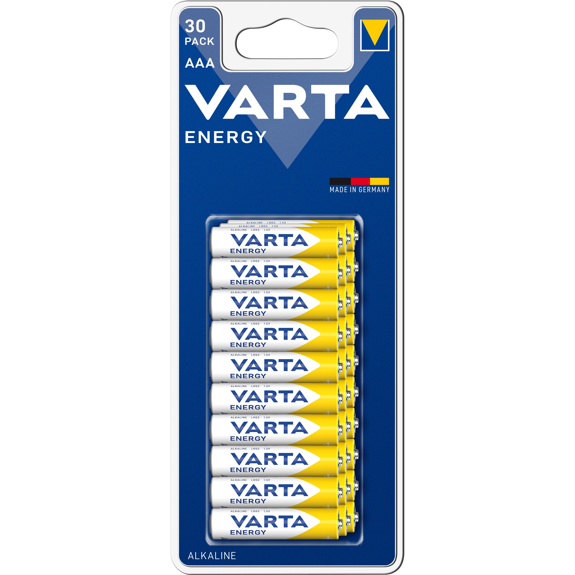 Bateri AAA (LR03) 1.5V Energy / 30Pack / Varta