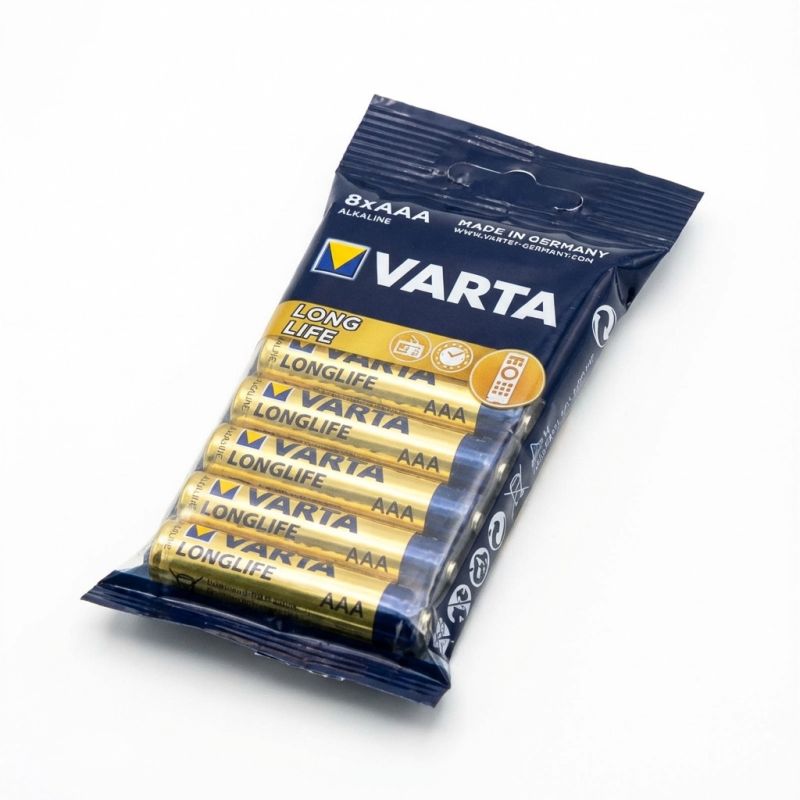 Bateri AAA (LR03) 1.5V Longlife / 8Pack / Varta