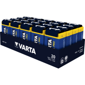 Bateri 9V E‑Block (6LR61) Industrial Pro / 1Pack / Varta