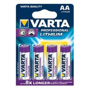 Bateri AA (LR6) 1.5V / Ultra Lithium / 4Pack / Varta