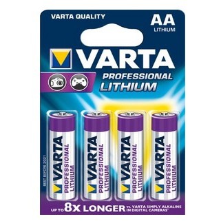 Bateri AA (LR6) 1.5V / Ultra Lithium / 4Pack / Varta