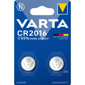 Bateri Button Cell CR2016 / 2Pack / Varta