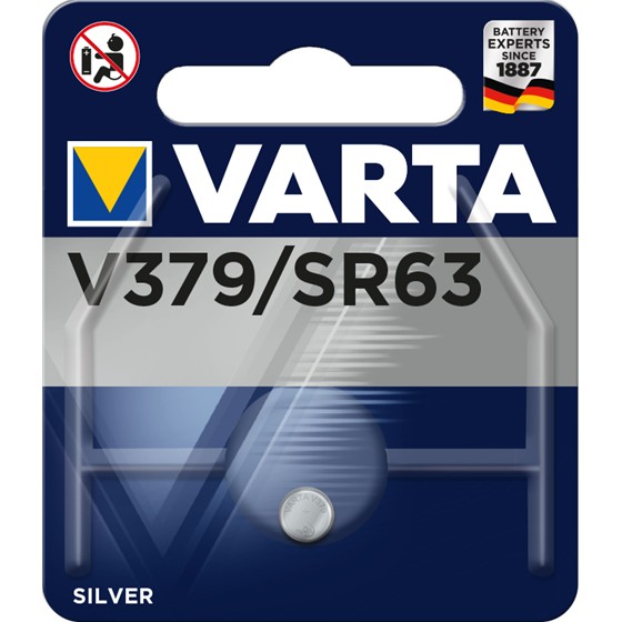 Bateri Button Cell V379 (SR63) 1.55V – Varta