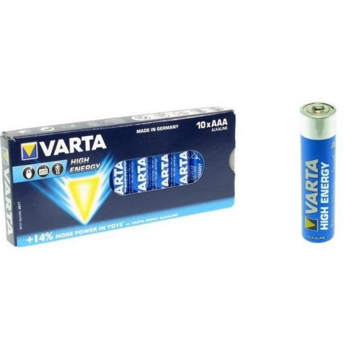 Bateri AAA (LR03) 1.5V Varta LongLife – 10Pack