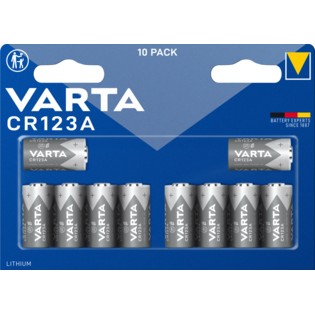 Bateri CR123A 3V Varta Photo Battery – 10Pack