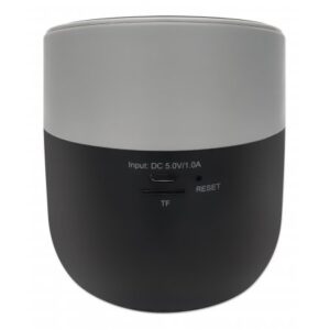 Altoparlant Bluetooth MANHATTAN Sound Science / kontrolle 5V/1A / MicroSD / e zezë/antracit