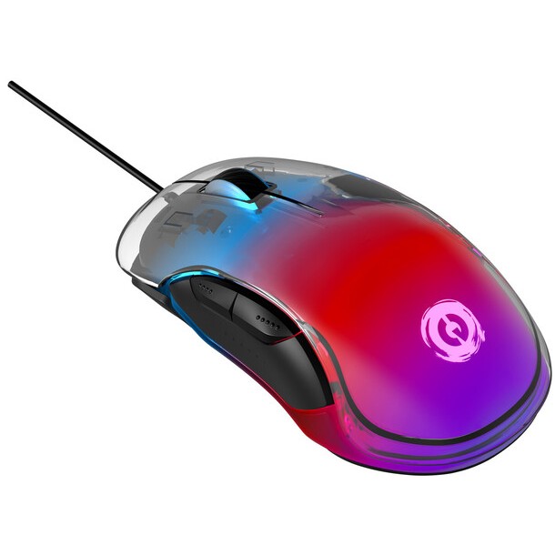 Maus Gaming Canyon Braver GM-728 / 12800 DPI / RGB /7 Keys / e zezë