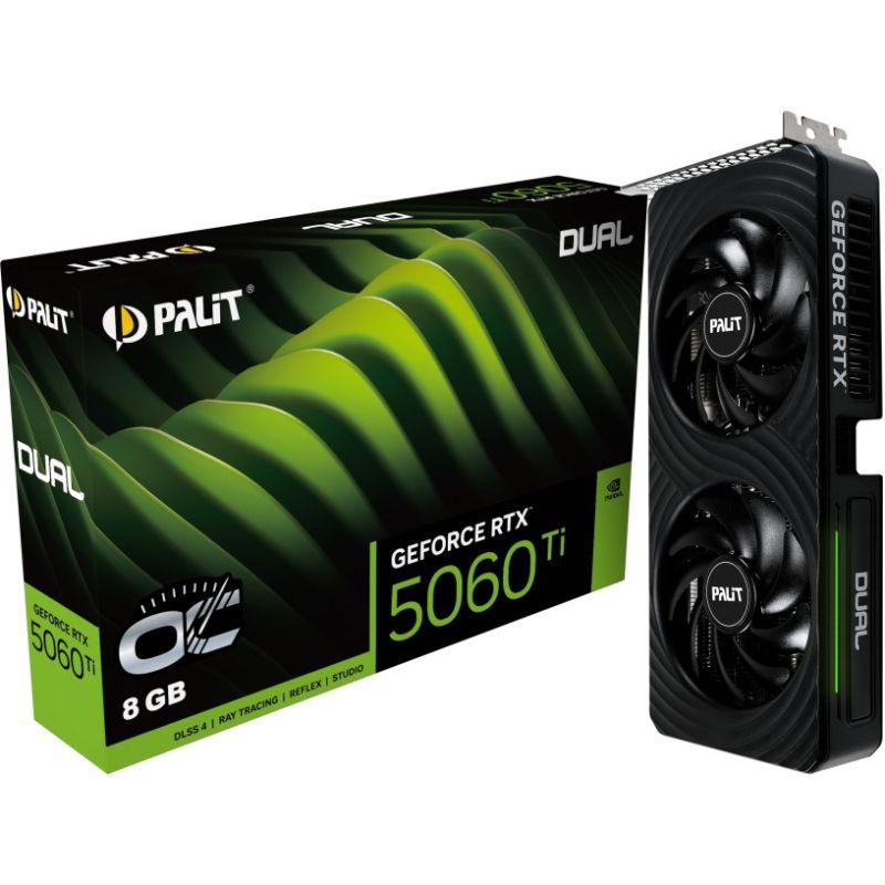 Kartelë Grafike Palit RTX 5060 TI DUAL OC 8GB GDDR7 HDMI 3xDP / e zezë - Figura 4