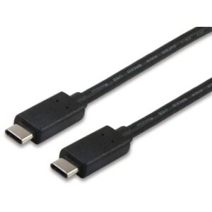 Kabllo Equip USB-C 2.0 & C St/St 1.00m 3A 480Mbps / e zezë