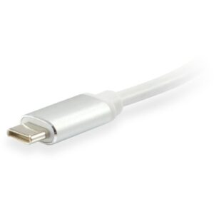 Konverter Equip Adapter USB-C & HDMI 4K30Hz 0.15m / e bardhë