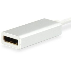 Konverter Equip Adapter USB-C & DisplayPort 4K60Hz 0.15m / e bardhë