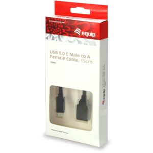 Konverter Equip Adapter USB-C -& USB 3.0 0.15m / e zezë
