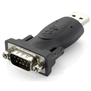 Kabllo USB Equip USB-A në RS232 DB9 (St/St) - Zezë