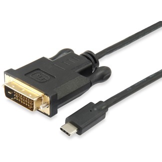 Equip Adapter USB-C -& DVI-D (24+1) 1920x1200/60Hz 1.80m