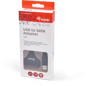 Equip Adapter USB3.0-& SATA Kabel -5Gbs 0.50m sw