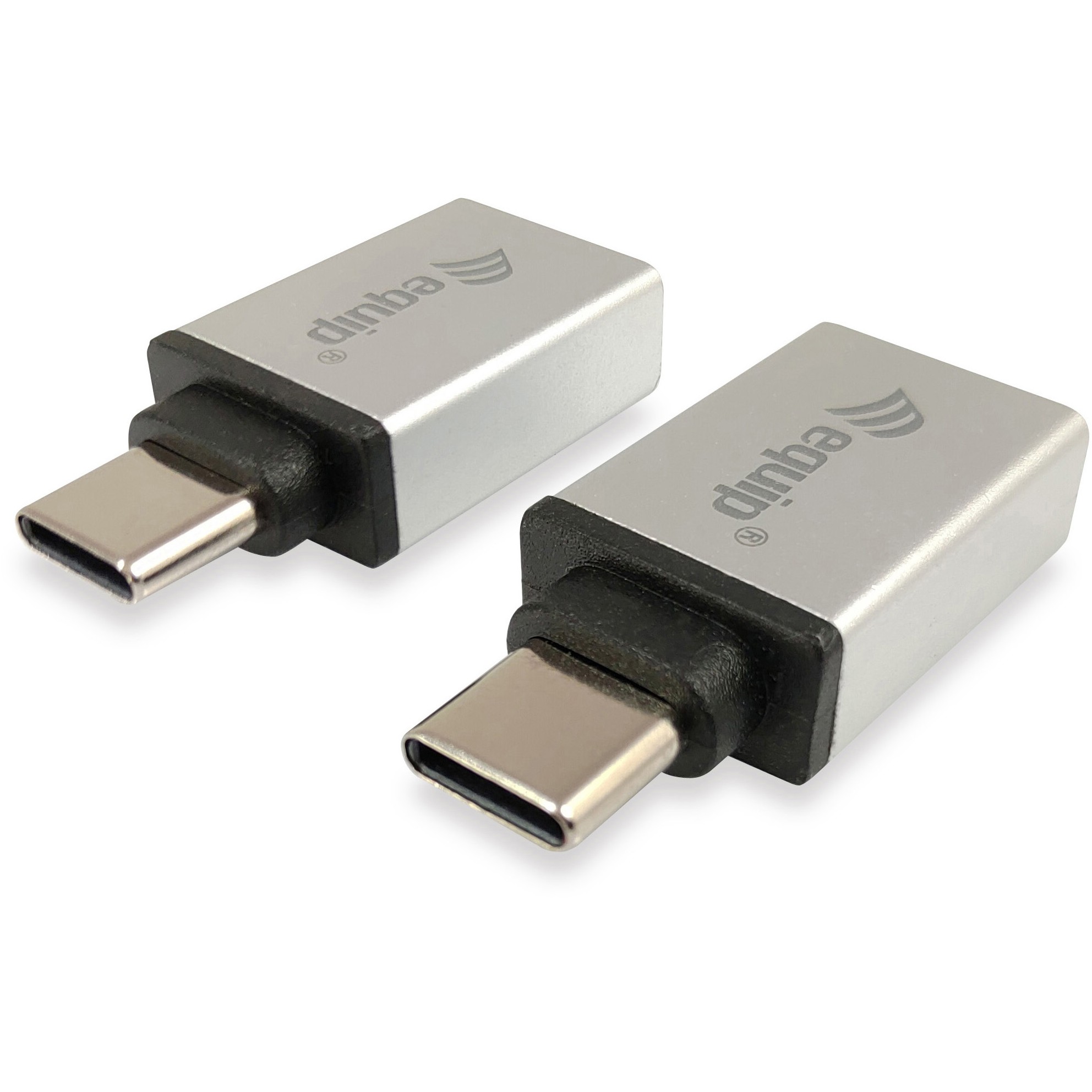 Kabllo USB Equip USB-C në USB 3.0 / 2 Copë - Argjend - Figura 2