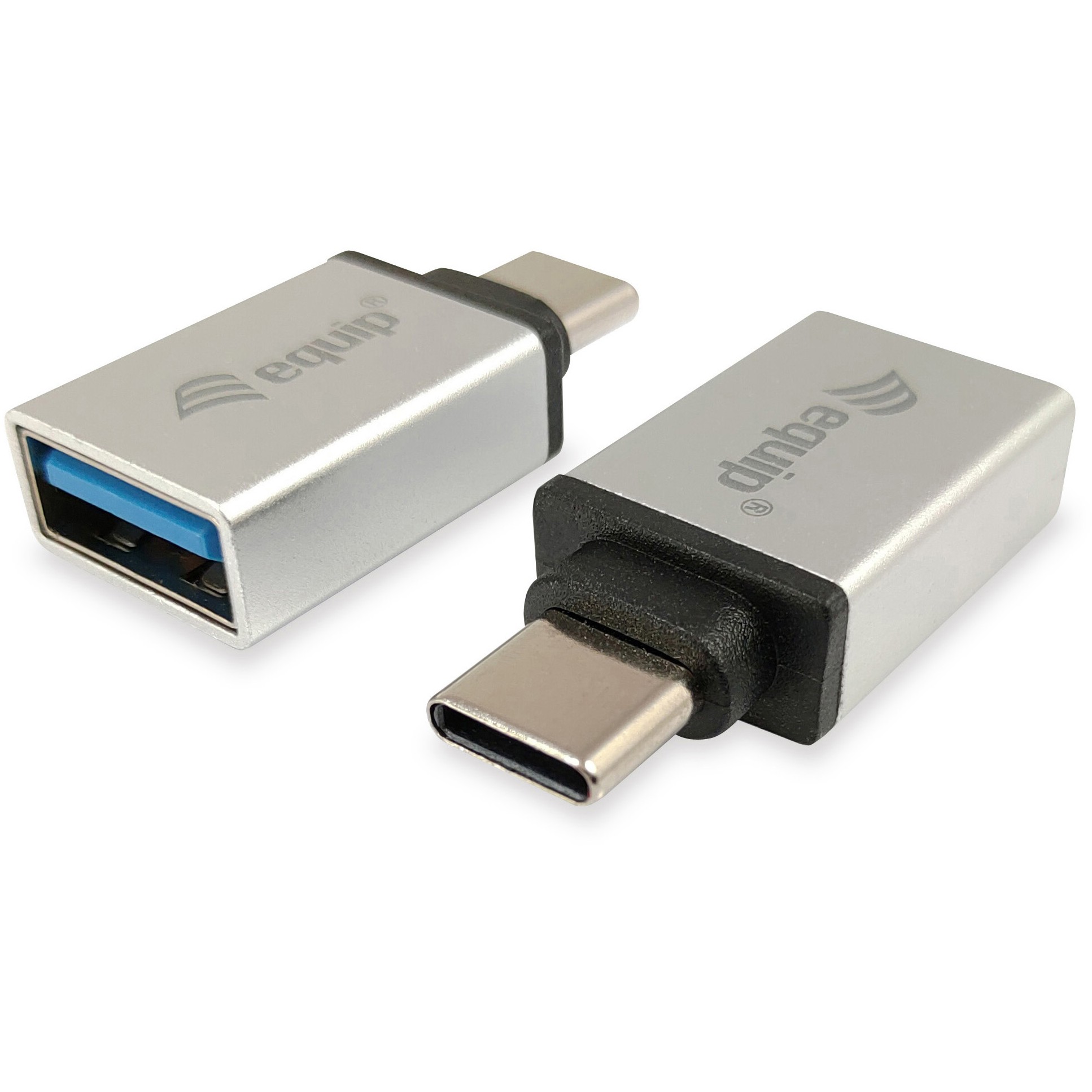 Kabllo USB Equip USB-C në USB 3.0 / 2 Copë - Argjend - Figura 3