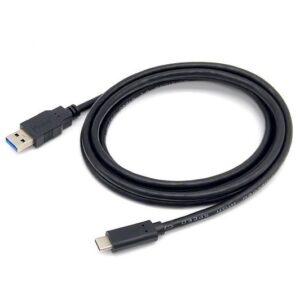 Kabllo Equip USB-A 3.2 & C St/St 2.00m 3A/20V / e zezë