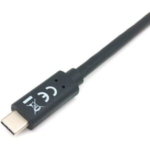 Kabllo Equip USB-A 3.2 & C St/St 2.00m 3A/20V / e zezë