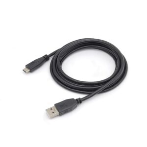 Kabllo Equip USB-A 2.0 & C St/St 3.00m 3A 480Mbps / e zezë