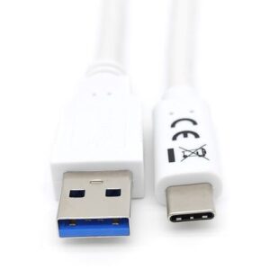Kabllo Equip USB-A 3.2 & C St/St 2.00m 3A/20V / e bardhë