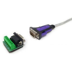 Kabllo Adapter Equip USB-A & Seriell RS422/RS485 St/St FT232R / e zezë