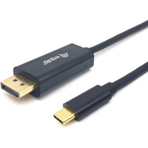 Kabllo Adapter Equip USB-C & DisplayPort 4K60Hz 2.00m / e zezë