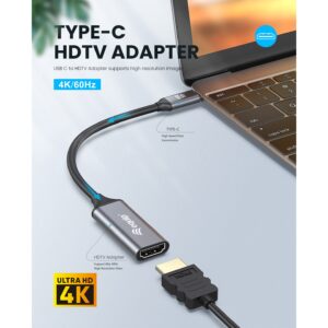 Kabllo Adapter Equip USB-C & HDMI 2.0 4K60Hz 0.15m / Gri - Figura 4