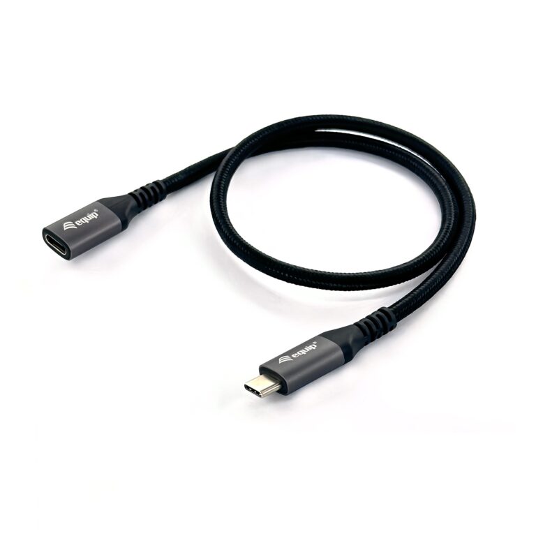 Kabllo Equip USB-C 3.2 & C Verl. St/Bu 1.00m 5A 4K/60Hz / e zezë