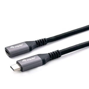 Kabllo Equip USB-C 3.2 & C Verl. St/Bu 1.00m 5A 4K/60Hz / e zezë