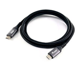 Kabllo Equip USB-C 4.0 & C St/St 1.20m 5A 8K/60Hz / e zezë