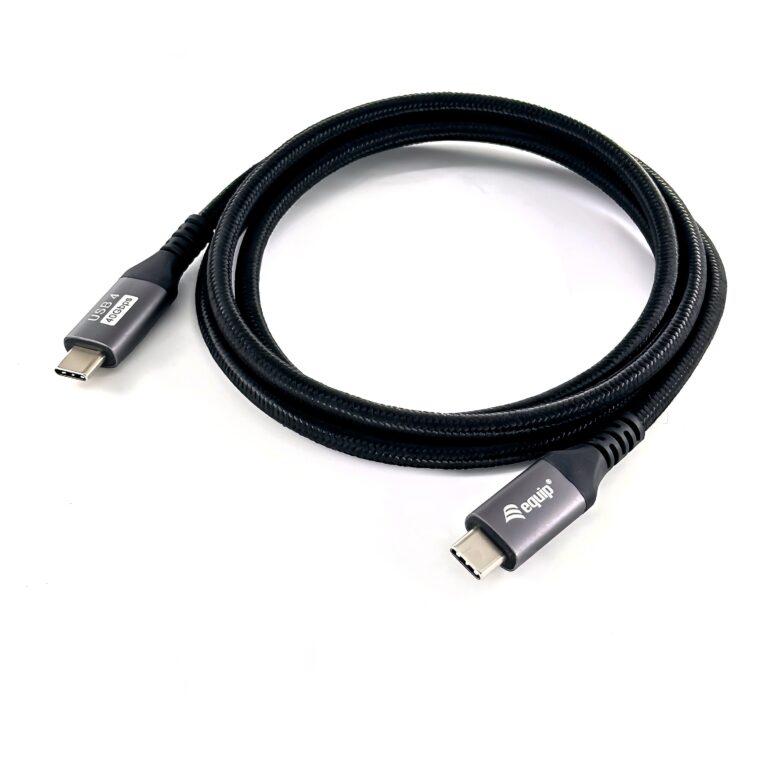 Kabllo Equip USB-C 4.0 & C St/St 1.20m 5A 8K/60Hz / e zezë