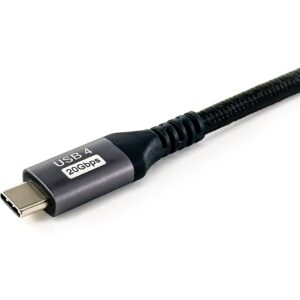Kabllo Equip USB-C 4.0 & C St/St 2.00m 5A 4K/60Hz / e zezë - Figura 4