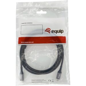 Kabllo Equip USB-C 4.0 & C St/St 2.00m 5A 4K/60Hz / e zezë - Figura 5