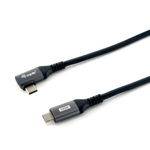 Kabllo Equip USB-C 2.0 & C wink. St/St 3.00m 5A 480Mbps / e zezë