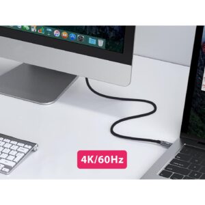 Kabllo Equip USB-C 3.2 & C St/St 10.00m 3A 4K/60Hz / e zezë