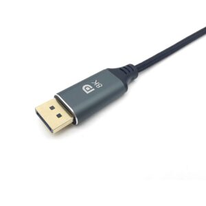 Kabllo Equip Adapter USB-C & DisplayPort 8K60Hz 1.00m / e zezë