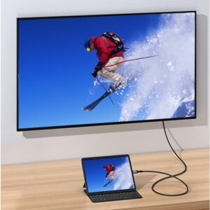 Kabllo Equip Adapter USB-C & DisplayPort 8K60Hz 2.00m / e zezë